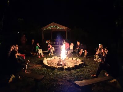 korfu rentour abend gem�tlich zusammen freunde und famillie